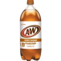 A&W Cream Soda, Zero Sugar, 2 Litre