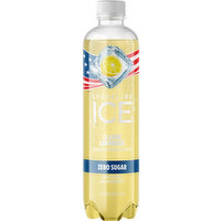 Ice Sparkling Water, Zero Sugar, Classic Lemonade, 17 Fluid ounce