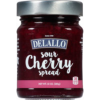 Delallo Spread, Sour Cherry, 10 Ounce