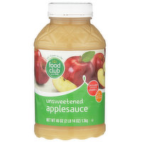 Food Club Unsweetened Applesauce, 46 Ounce