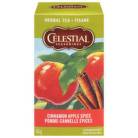 Celestial Seasonings Herbal Tea, Caffeine Free, Cinnamon Apple Spice, Tea Bags, 20 Each