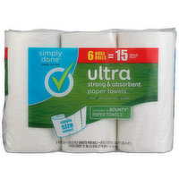 Simply Done Ultra Strong & Absorbent Paper Towels Huge Rolls, 1 Each