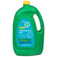 Simply Done Dishwashing Gel, Automatic, Lemon Scent, 75 Ounce