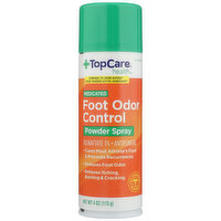 TopCare Medicated Foot Odor Control Tolnaftate 1% - Antifungal Powder Spray, 4 Ounce