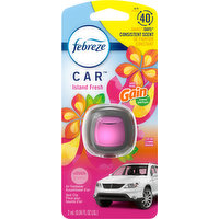 Febreze Air Freshener, Island Fresh, Vent Clip, 1 Each