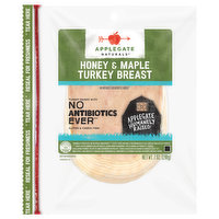 Applegate Naturals Natural Honey & Maple Turkey Breast Sliced, 7 Ounce