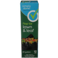 Simply Done Flap Tie Lawn & Leaf Bags, 39 Gallon