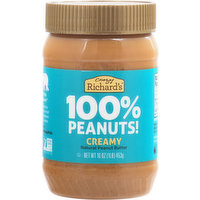 Crazy Richards Peanut Butter, Creamy, 16 Ounce