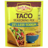 Old El Paso Seasoning Mix, Taco, 1 Ounce