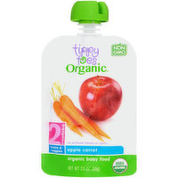 Tippy Toes Apple Carrot Organic Baby Food, 3.5 Ounce