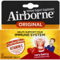 Airborne Immune Support, Very Berry, Original, Effervescent Tablets, 10 Each