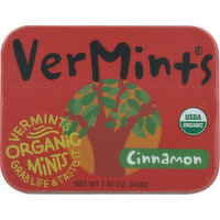 VerMints Mints, Organic, Cinnamon, 1.41 Ounce