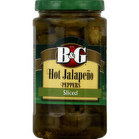 B&G Peppers, Hot Jalapeno, Sliced, 12 Ounce