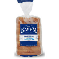 Kayem Frankfurter Buns, Premium, New England Style, 6 Each