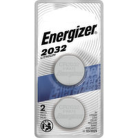Energizer Batteries, Lithium, 2032, 3V,, 2 Each