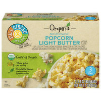 Full Circle Market Popcorn, Light, Butter, Microwave, 3 Each