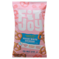 Fit Joy Pretzels, Grain Free, Vegan White Cheddar, 4.5 Ounce