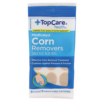 TopCare Corn Removers Salicylic Acid 40% Pads/Medicated Patches, 1 Each