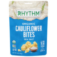 Rhythm Cauliflower Bites, Organic, Sea Salt, 1.4 Ounce