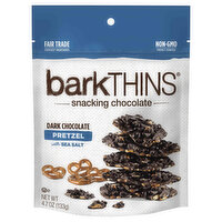 barkTHINS Dark Chocolate, Mint, 4.7 Ounce