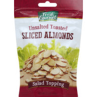 Fresh Gourmet Almonds, Unsalted Toasted, Sliced, 3.5 Ounce