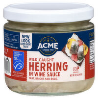 Acme 12 oz. Herring in Wine Sauce, 12 Ounce