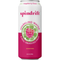 Spindrift Sparkling Water, Raspberry Lime, Unsweetened, 16 Fluid ounce