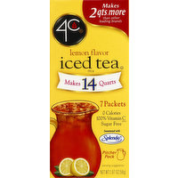 4C Iced Tea Mix, Lemon Flavor, Pitcher Pack, 7 Each