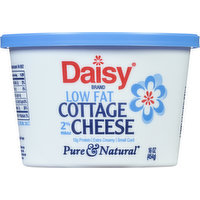 Daisy Cottage Cheese, Low Fat, Small Curd, 2% Milkfat, 16 Ounce