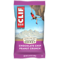 Clif Chocolate Chip Peanut Crunch Energy Bar, 2.4 Ounce