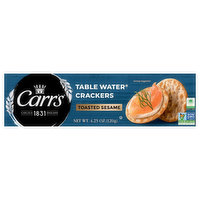 Carr's Crackers, Toasted Sesame, 4.25 Ounce