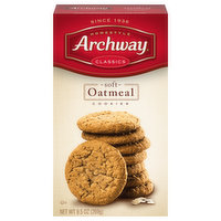 Archway Cookies, Soft, Oatmeal, Homestyle, 9.5 Ounce