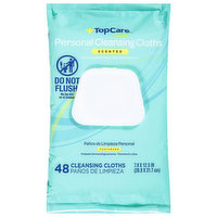 TopCare Personal Cleansing Cloths, Scented, 48 Each