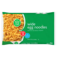 Food Club Egg Noodles, Wide, 16 Ounce