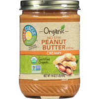 Full Circle Market Peanut Butter Spread, Creamy, 16 Ounce