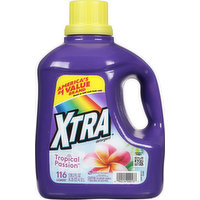 Xtra Detergent, HE, Tropical Passion, 139.2 Fluid ounce