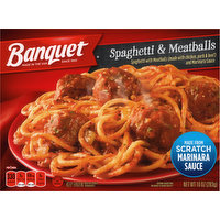 Banquet Spaghetti & Meatballs, 10 Ounce