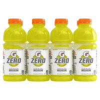 Gatorade Thirst Quencher, Zero Sugar, Lemon-Lime, 8 Each