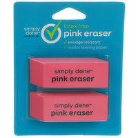 Simply Done Latex Free Eraser, Pink, 1 Each