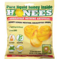 Honees Eucalyptus Drops, Menthol, Honey Lemon, King Sized, 20 Each