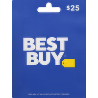 Best Buy Gift Card, $25, 1 Each