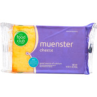 Food Club Cheese, Muenster, 16 Ounce