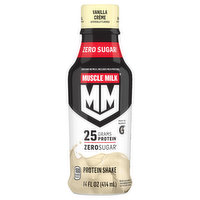 Muscle Milk Protein Shake, Zero Sugar, Vanilla Creme, 14 Fluid ounce