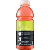 vitaminwater Water Beverage, Nutrient Enhanced, Tropical Mango, Refresh, 20 Ounce