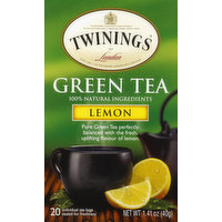 Twinings Twinings of London Green Tea Lemon, 20 Each