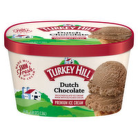 Turkey Hill Ice Cream, Dutch Chocolate, Premium, 1.44 Quart