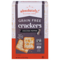 Absolutely! Gluten Free Crackers, Grain Free, Cracked Pepper, 4.4 Ounce