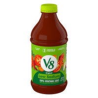 V8 100% Vegetable Juice, Low Sodium, Original, 46 Fluid ounce