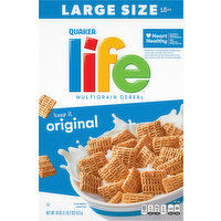 Life Cereal, Multigrain, Original, Large Size, 18 Ounce