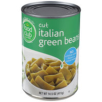 Food Club Cut Italian Green Beans, 14.5 Ounce